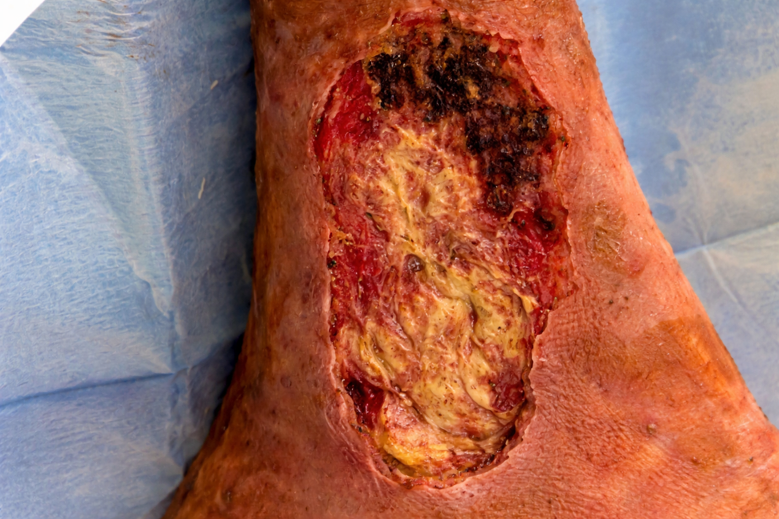 Traumatische oder Verbrennungswunden